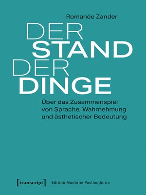 cover image of Der Stand der Dinge